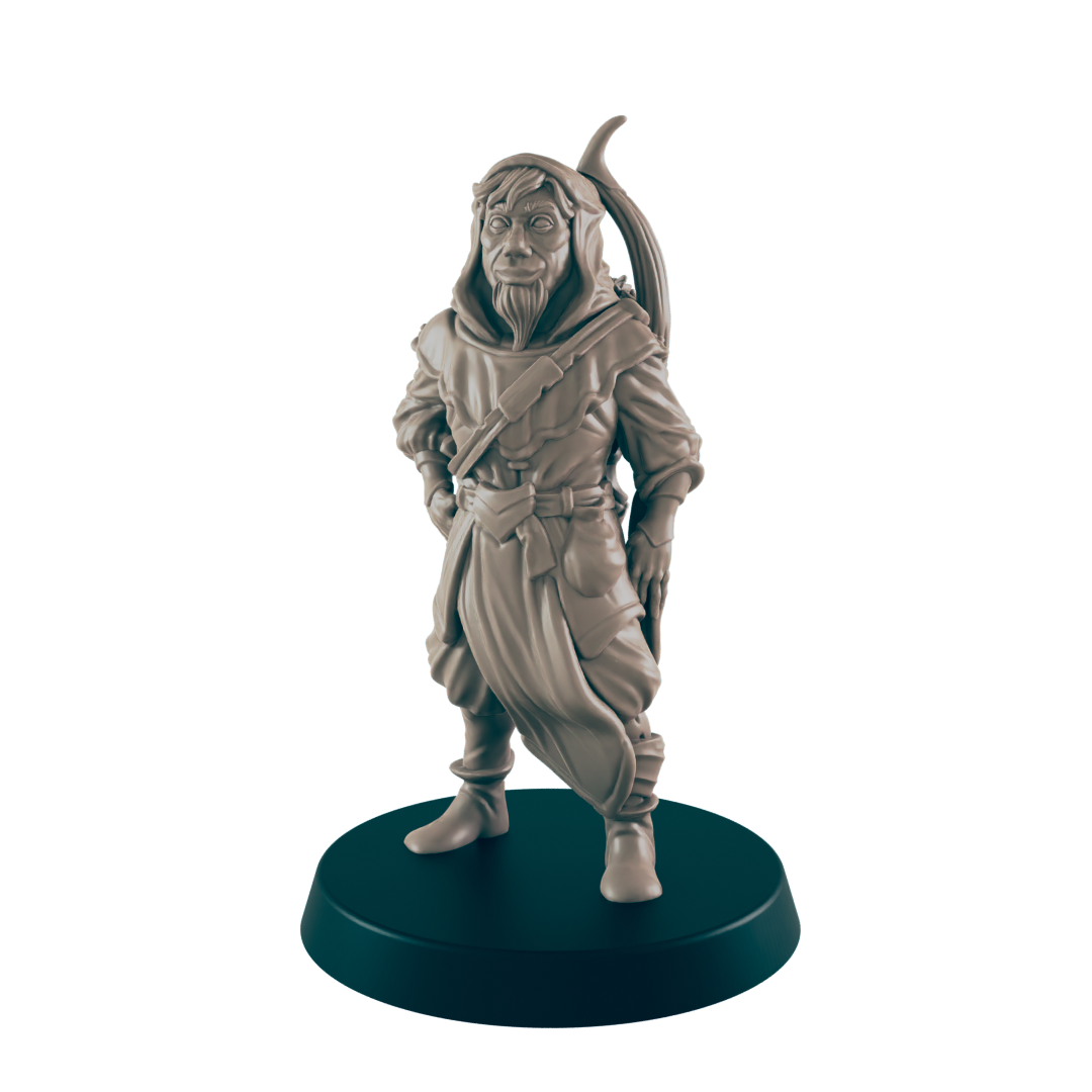 Human Male Woodsman - Everyday Folk - Minis - EC3D - - Dungeons & Dragons - RPG - Tabletop - EC3D - Miniature