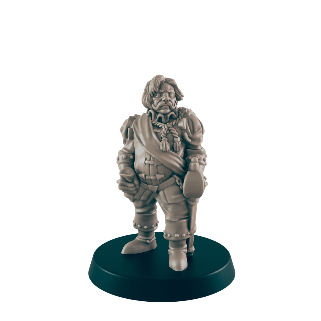 Human Male Noble - Everyday Folk - Minis - EC3D - - Dungeons & Dragons - RPG - Tabletop - EC3D - Miniature