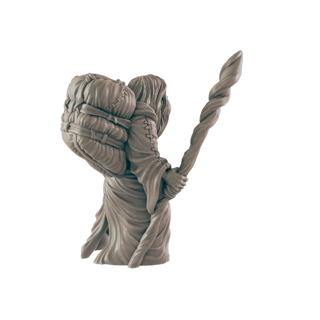 Human Old Traveler - Everyday Folk - Minis - EC3D - - Dungeons & Dragons - RPG - Tabletop - EC3D - Miniature