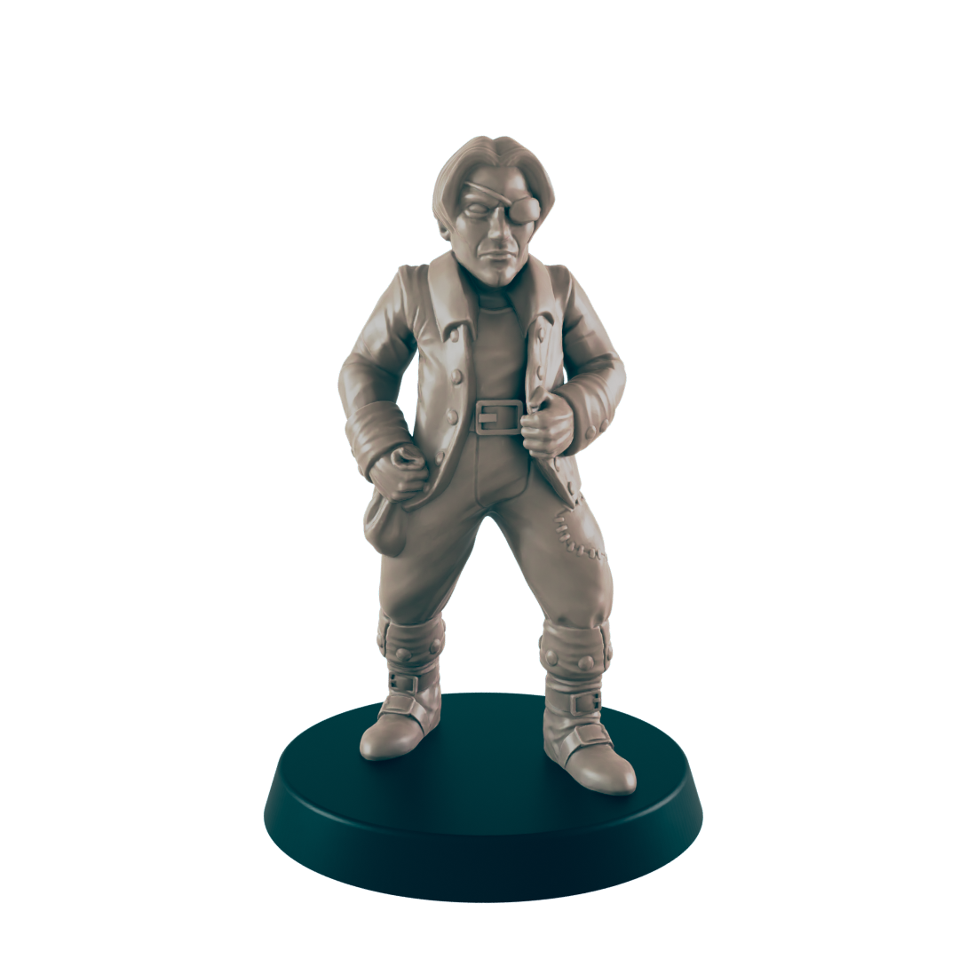Sailors - Everyday Folk - Minis - EC3D - - Dungeons & Dragons - RPG - Tabletop - EC3D - Miniature