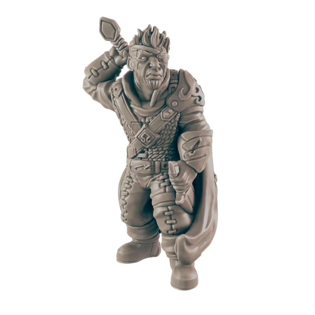 Hunters - Everyday Heroes - Minis - EC3D - - Dungeons & Dragons - RPG - Tabletop - EC3D - Miniature