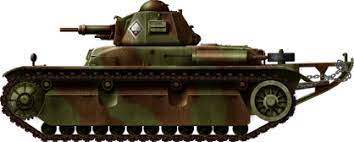 Light Tank Renault R40 - French Army - 28mm Scale - wargame3d