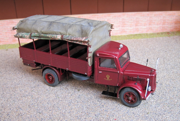 Medium Truck OM Taurus - Italian Army - 28mm Scale - wargame3d