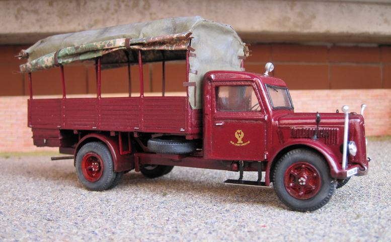 Medium Truck OM Taurus - Italian Army - 28mm Scale - wargame3d