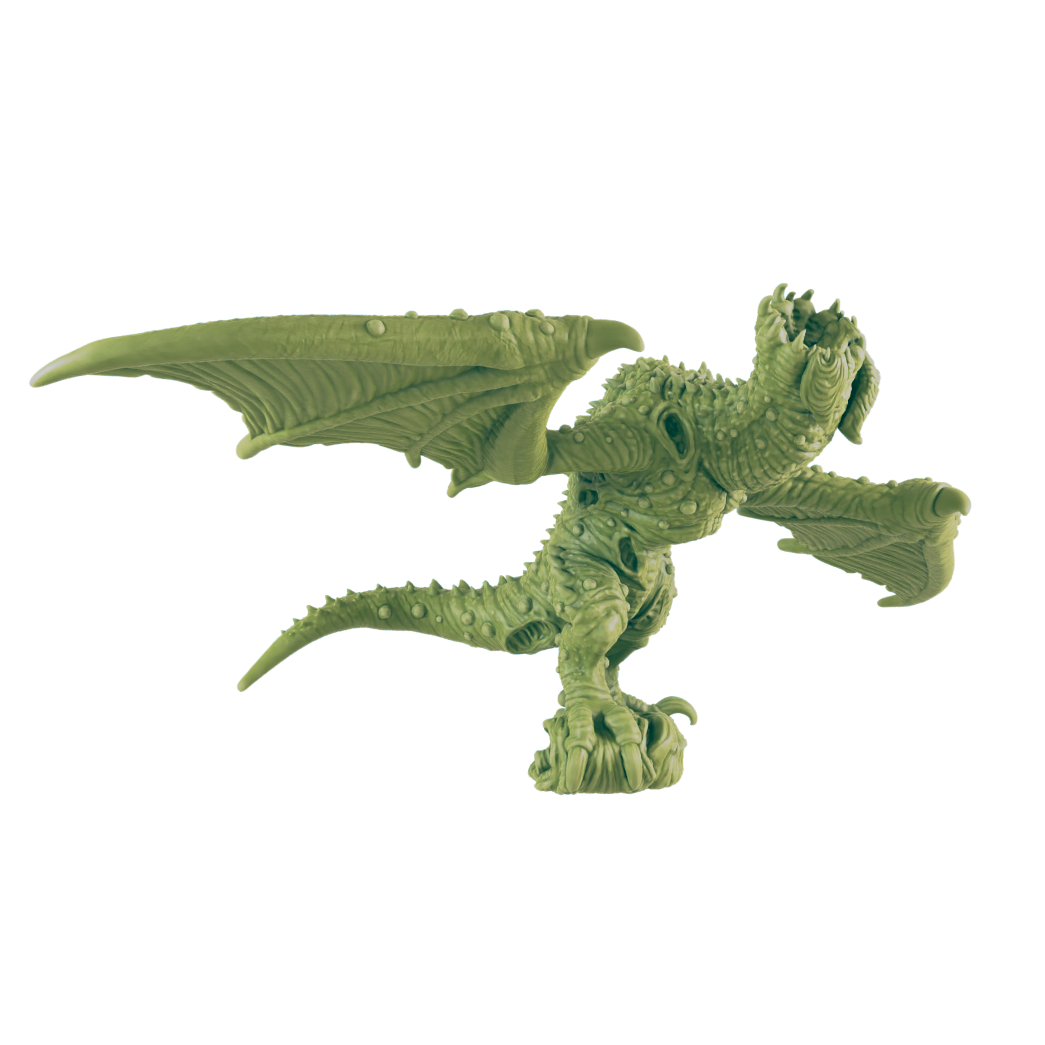 Irradiated Wyrm - Return to the Badlands - Mini - EC3D - Cyber Punk - SciFi RPG