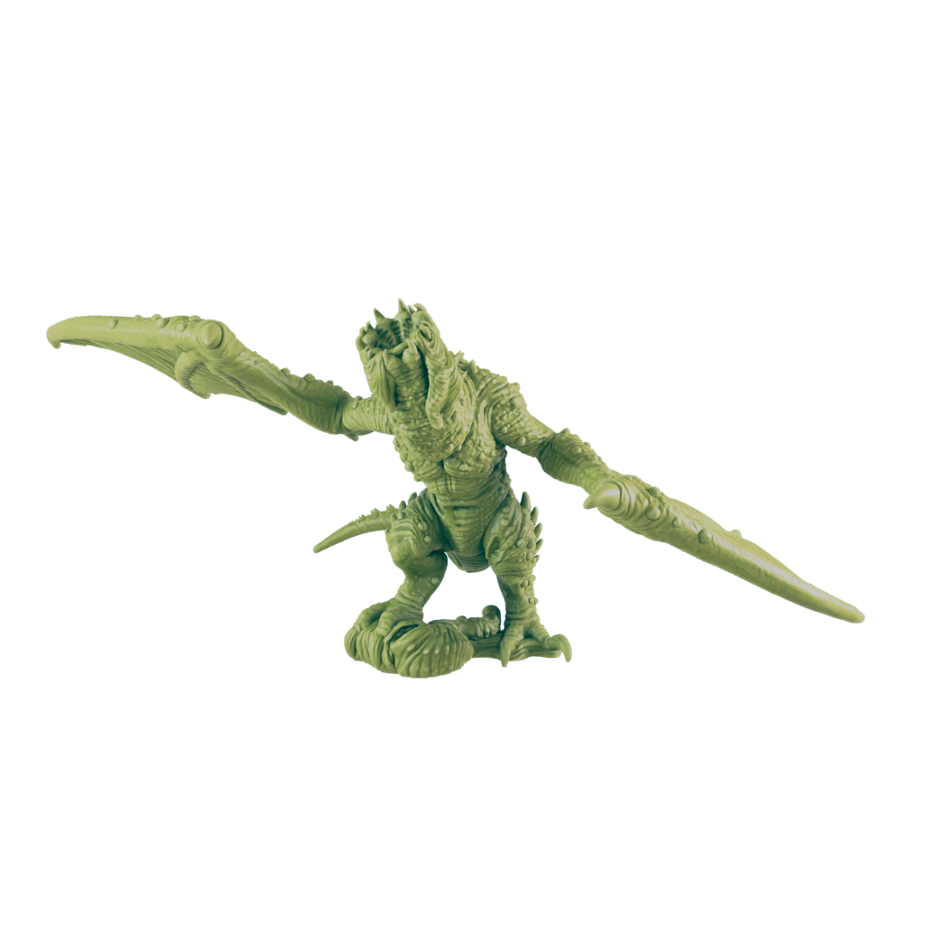 Irradiated Wyrm - Return to the Badlands - Mini - EC3D - Cyber Punk - SciFi RPG