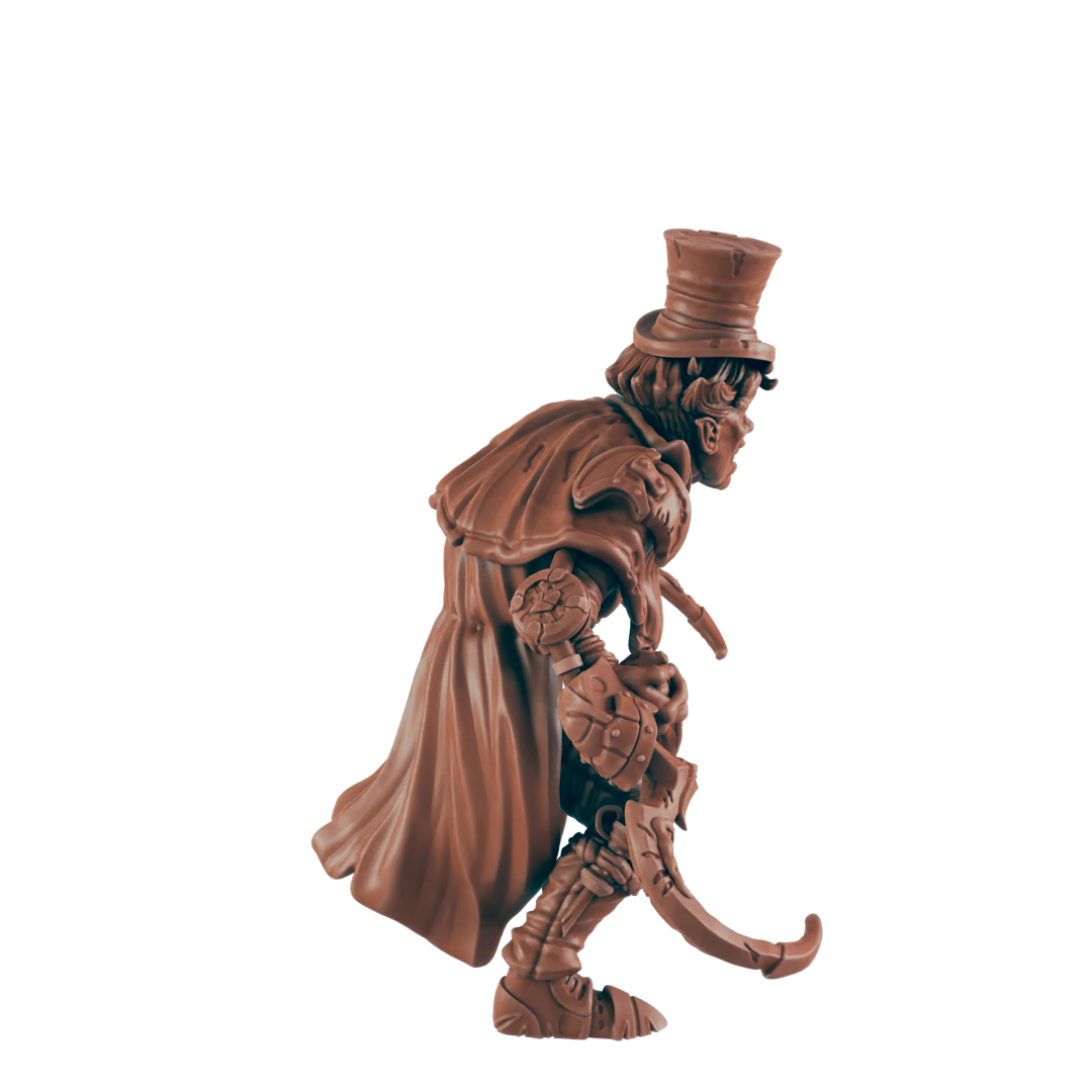 Jack The Ripper - Bolts and Brimstone - Minis - EC3D - Steampunk - SciFi RPG