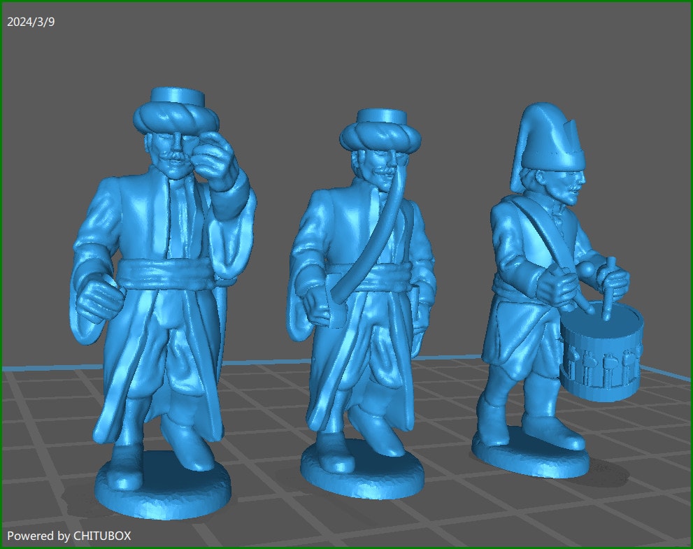 28mm Napoleonic Ottoman Janissaries btg - 15 minis
