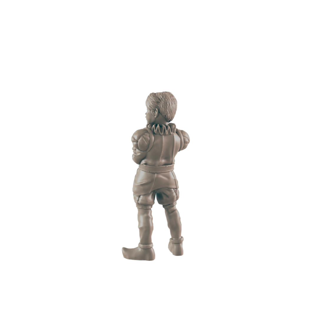 Human Kid Prince - Everyday Folk - Minis - EC3D - - Dungeons & Dragons - RPG - Tabletop - EC3D - Miniature