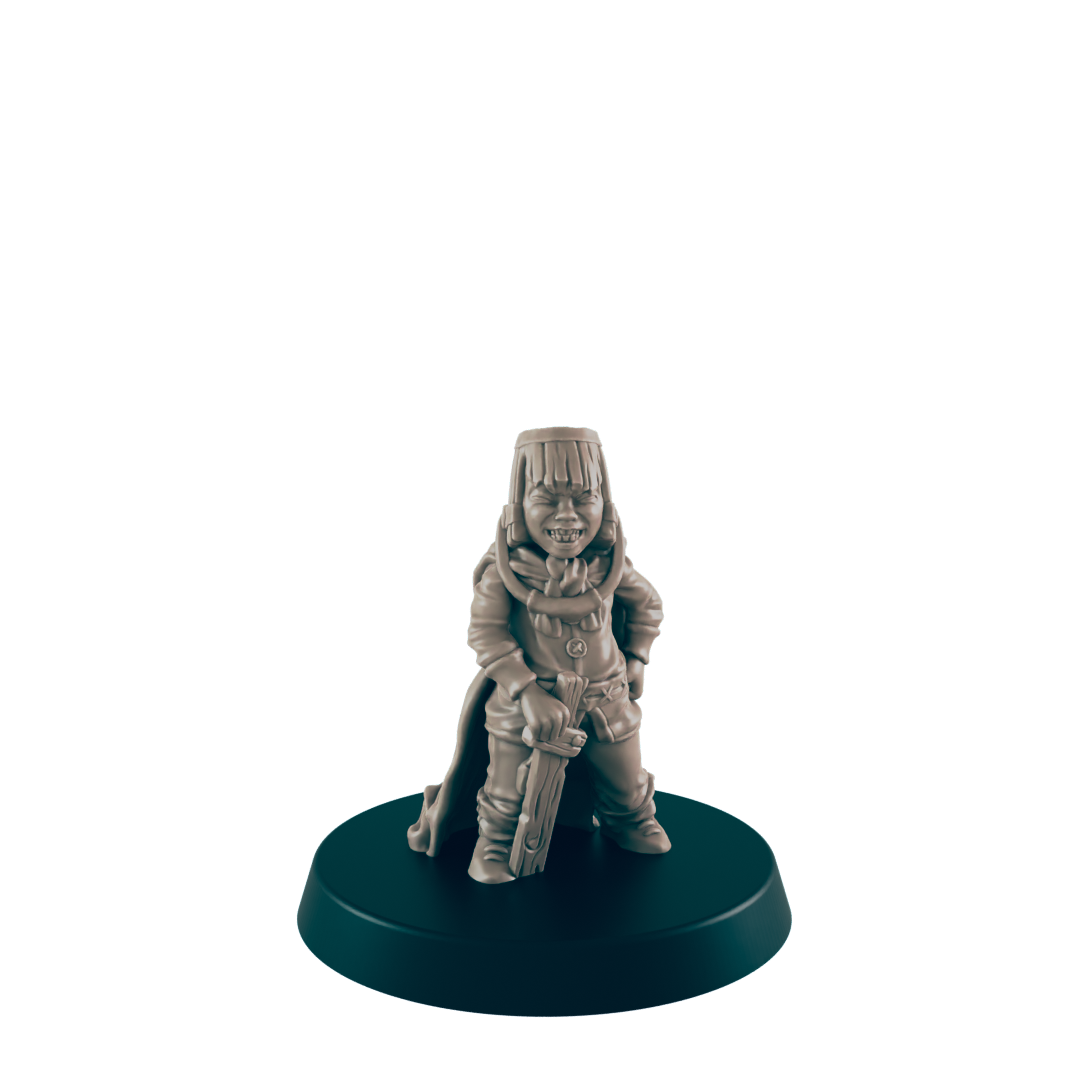 Human Kid Wannabe Hero - Everyday Folk - Minis - EC3D - - Dungeons & Dragons - RPG - Tabletop - EC3D - Miniature