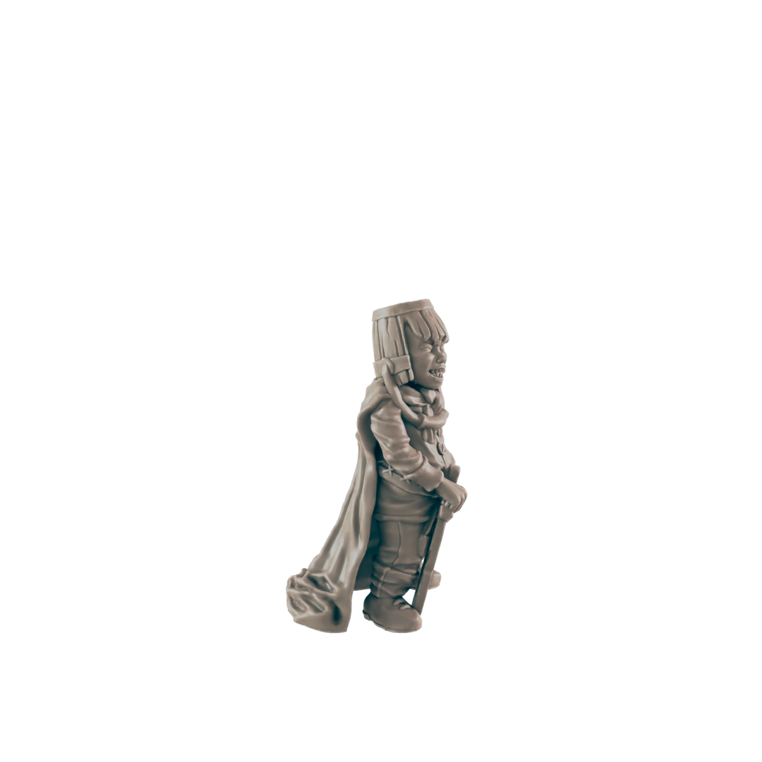 Human Kid Wannabe Hero - Everyday Folk - Minis - EC3D - - Dungeons & Dragons - RPG - Tabletop - EC3D - Miniature
