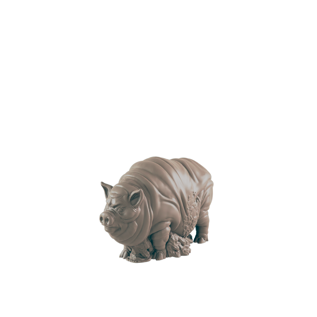 Pigs - Everyday Folk - Minis - EC3D - - Dungeons & Dragons - RPG - Tabletop - EC3D - Miniature