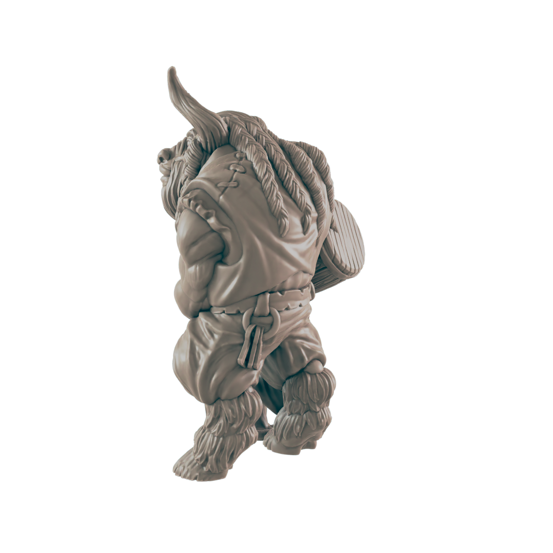 Minotaur Male Bartender - Everyday Folk - Minis - EC3D - - Dungeons & Dragons - RPG - Tabletop - EC3D - Miniature