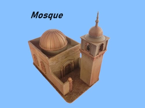 Basic Middle East Terrain - War Games And Dioramas - 28 mm - Bolt Action