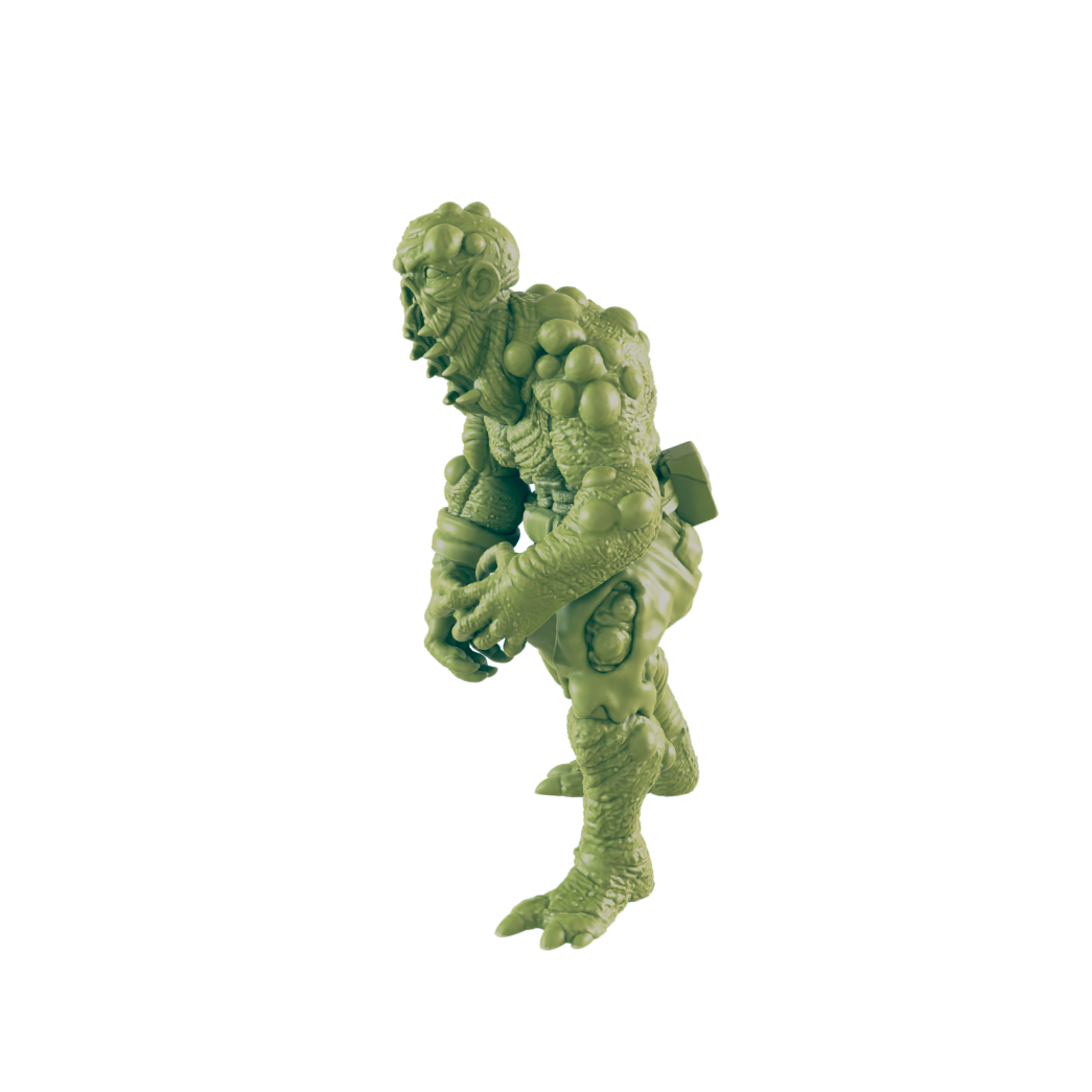 Mutated Human Devourer - Return to the Badlands - Mini - EC3D - Cyber Punk - SciFi RPG