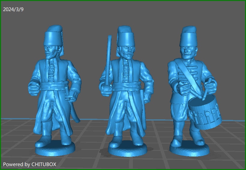 28mm Napoleonic Ottoman Nizam-i Cedem btg - 15 minis