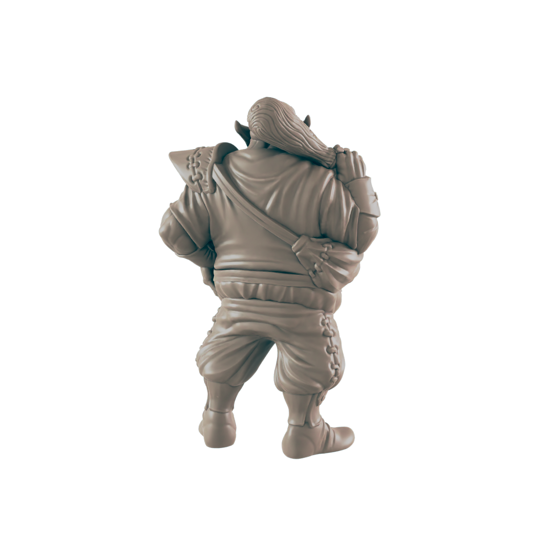 Orc Male Bouncer - Everyday Folk - Minis - EC3D - - Dungeons & Dragons - RPG - Tabletop - EC3D - Miniature