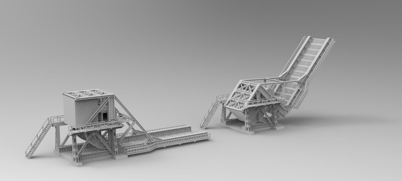 Pegasus Bridge - War Across Europe - Terrain - 28mm - 20mm - 15mm - WOW Buildings