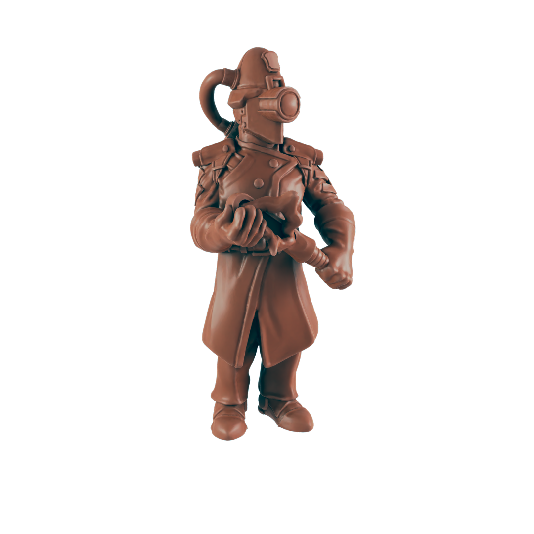 Police Automation - Bolts and Brimstone - Minis - EC3D - Steampunk - SciFi RPG