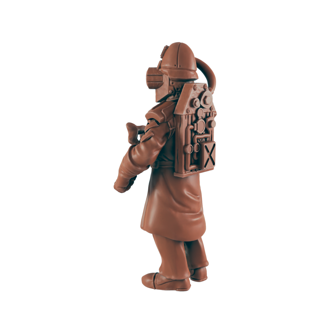 Police Automation - Bolts and Brimstone - Minis - EC3D - Steampunk - SciFi RPG