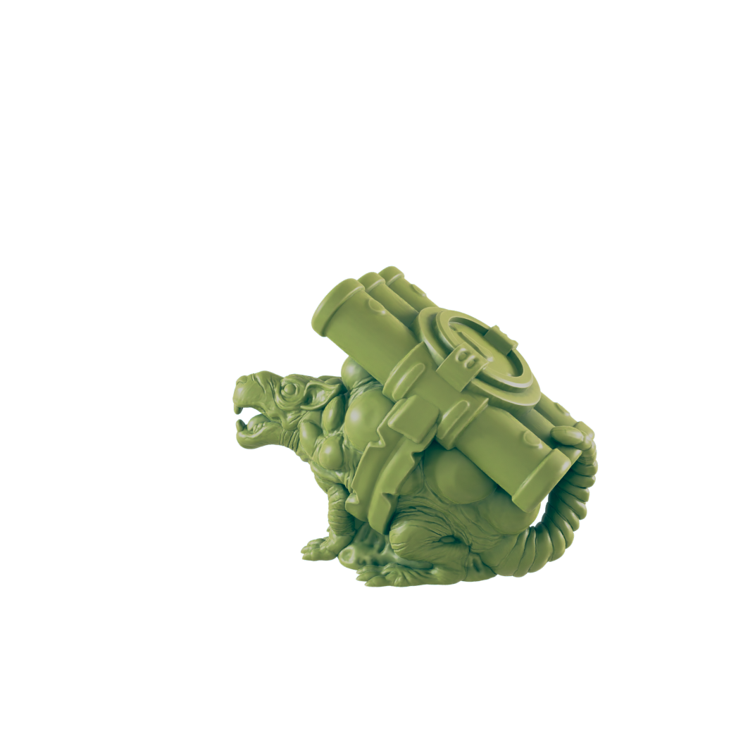 Pop-Rats - Return to the Badlands - Mini - EC3D - Cyber Punk - SciFi RPG