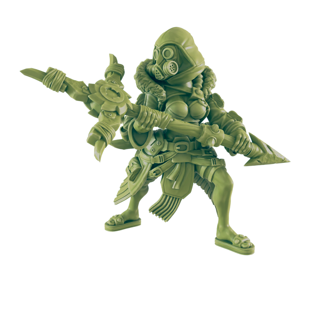 Denizens - Return to the Badlands - Mini - EC3D - Cyber Punk - SciFi RPG