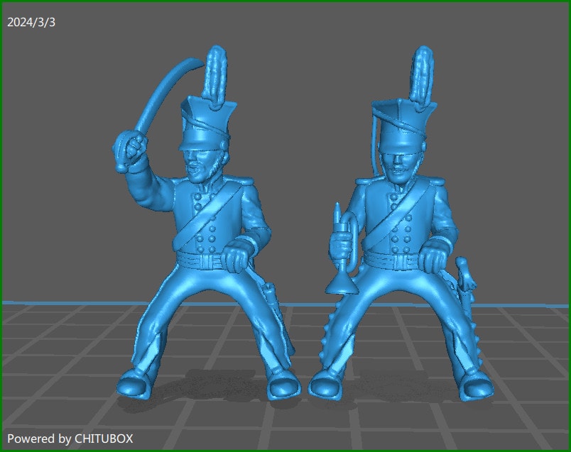 28mm Prussian Uhlan rgt 1810-15 with czapka - 6 minis