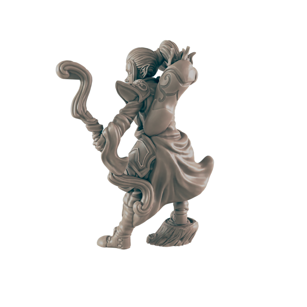 Ranger Elven Female - Everyday Heroes - Minis - EC3D - - Dungeons & Dragons - RPG - Tabletop - EC3D - Miniature