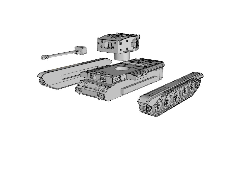 Cromwell IV Tank - UK Army - wargame3d- 28mm Scale