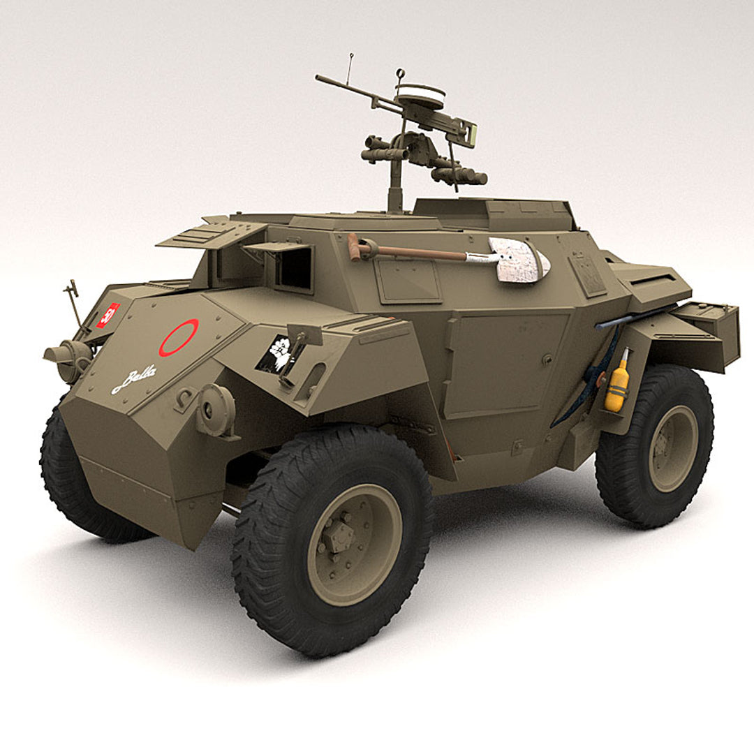 Humber Scout Car Mk.I - UK Army - 28mm Scale - wargame3d