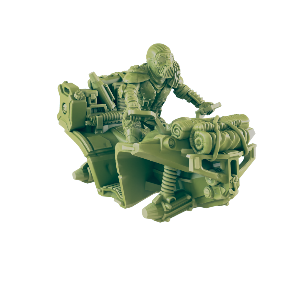 Riders - Beyond the Badlands - Mini - EC3D - Cyber Punk - SciFi RPG