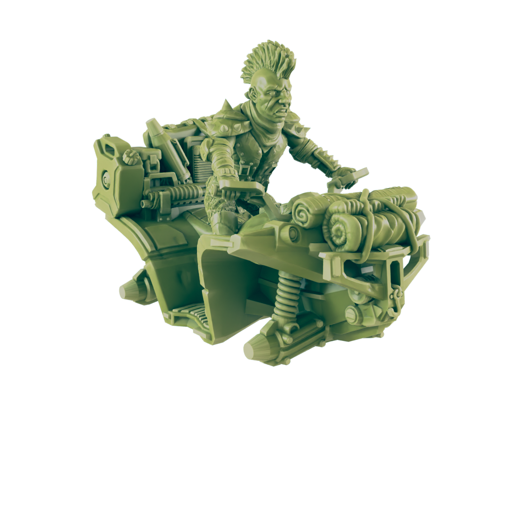 Riders - Beyond the Badlands - Mini - EC3D - Cyber Punk - SciFi RPG