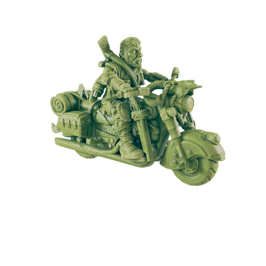 Riders - Beyond the Badlands - Mini - EC3D - Cyber Punk - SciFi RPG