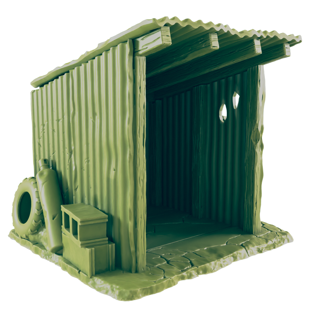 Shack - Return to the Badlands - Scatter - EC3D - Cyber Punk - SciFi RPG