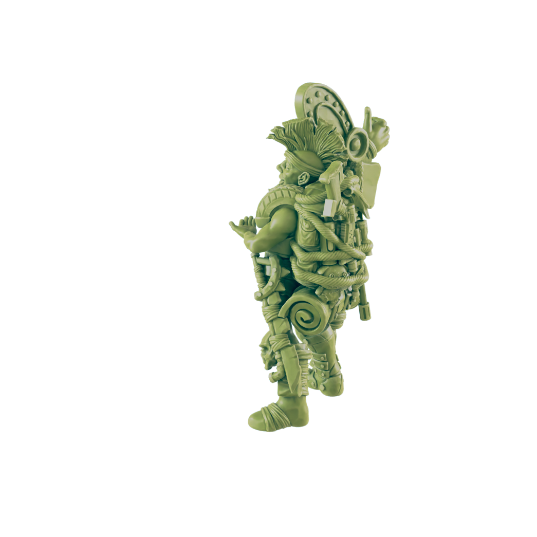 Shop Keeper - Beyond the Badlands - Mini - EC3D - Cyber Punk - SciFi RPG