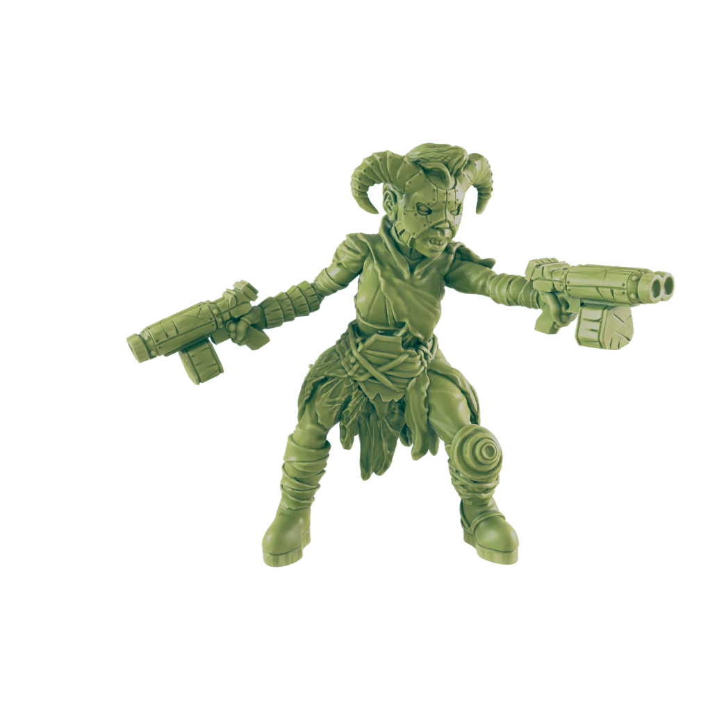 Showmen - Return to the Badlands - Mini - EC3D - Cyber Punk - SciFi RPG