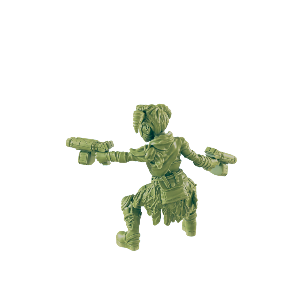 Showmen - Return to the Badlands - Mini - EC3D - Cyber Punk - SciFi RPG