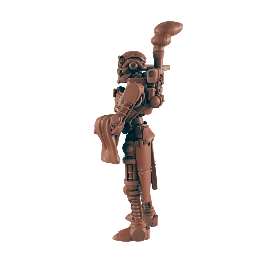 Clockwork Set - Bolts and Brimstone - Minis - EC3D - Steampunk - SciFi RPG