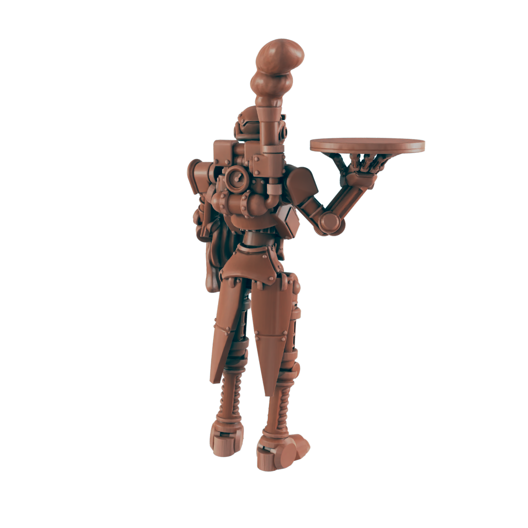 Clockwork Set - Bolts and Brimstone - Minis - EC3D - Steampunk - SciFi RPG