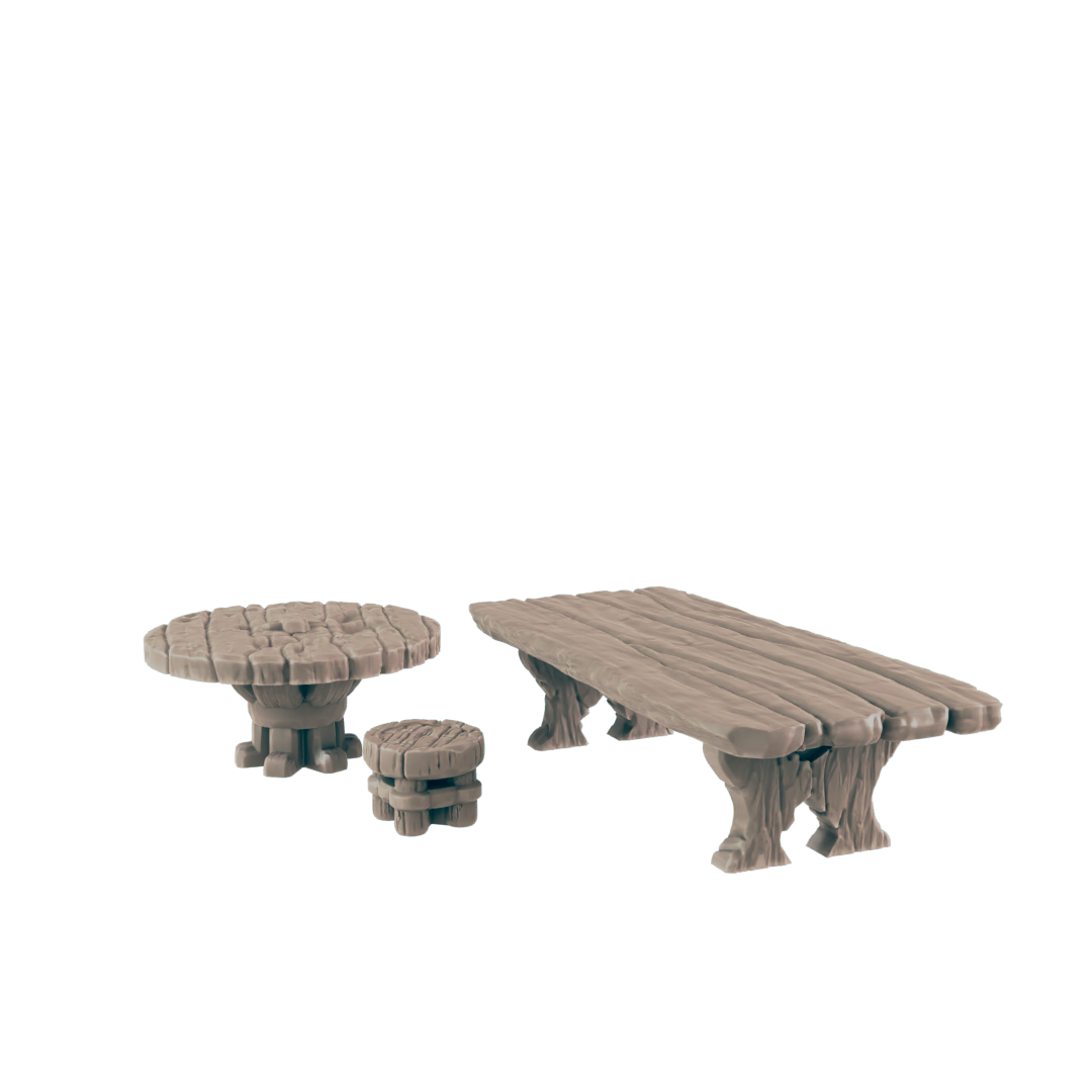 Tavern Set - Everyday Folk - Scatter - EC3D - - Dungeons & Dragons - RPG - Tabletop - EC3D - Miniature