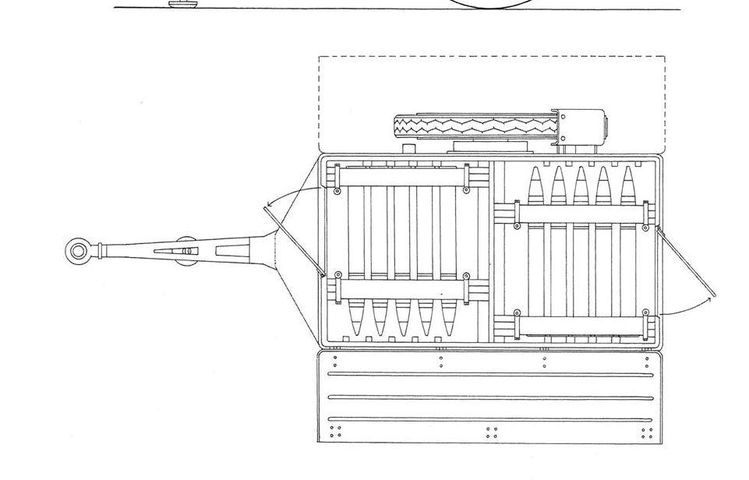 Carro Portamunizioni L40 + Trailer - Italian Army - 28mm Scale - wargame3d