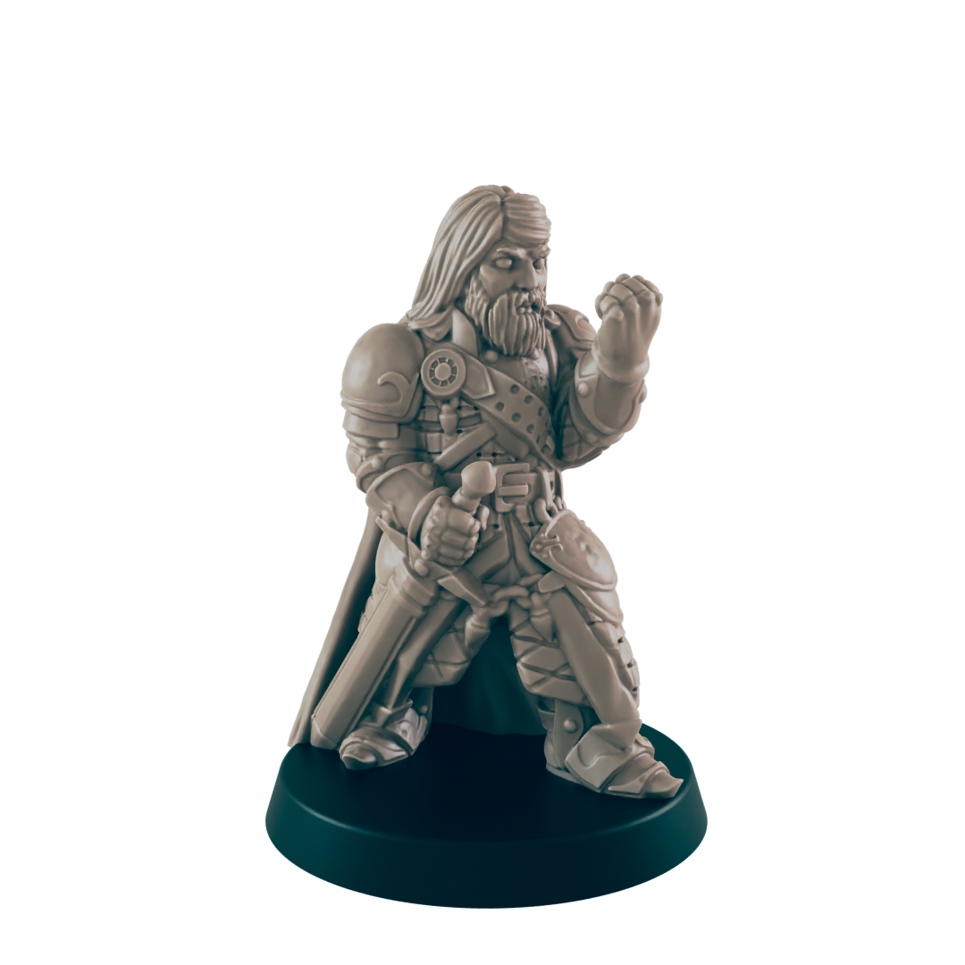 Town Guards - Everyday Folk - Minis - EC3D - - Dungeons & Dragons - RPG - Tabletop - EC3D - Miniature