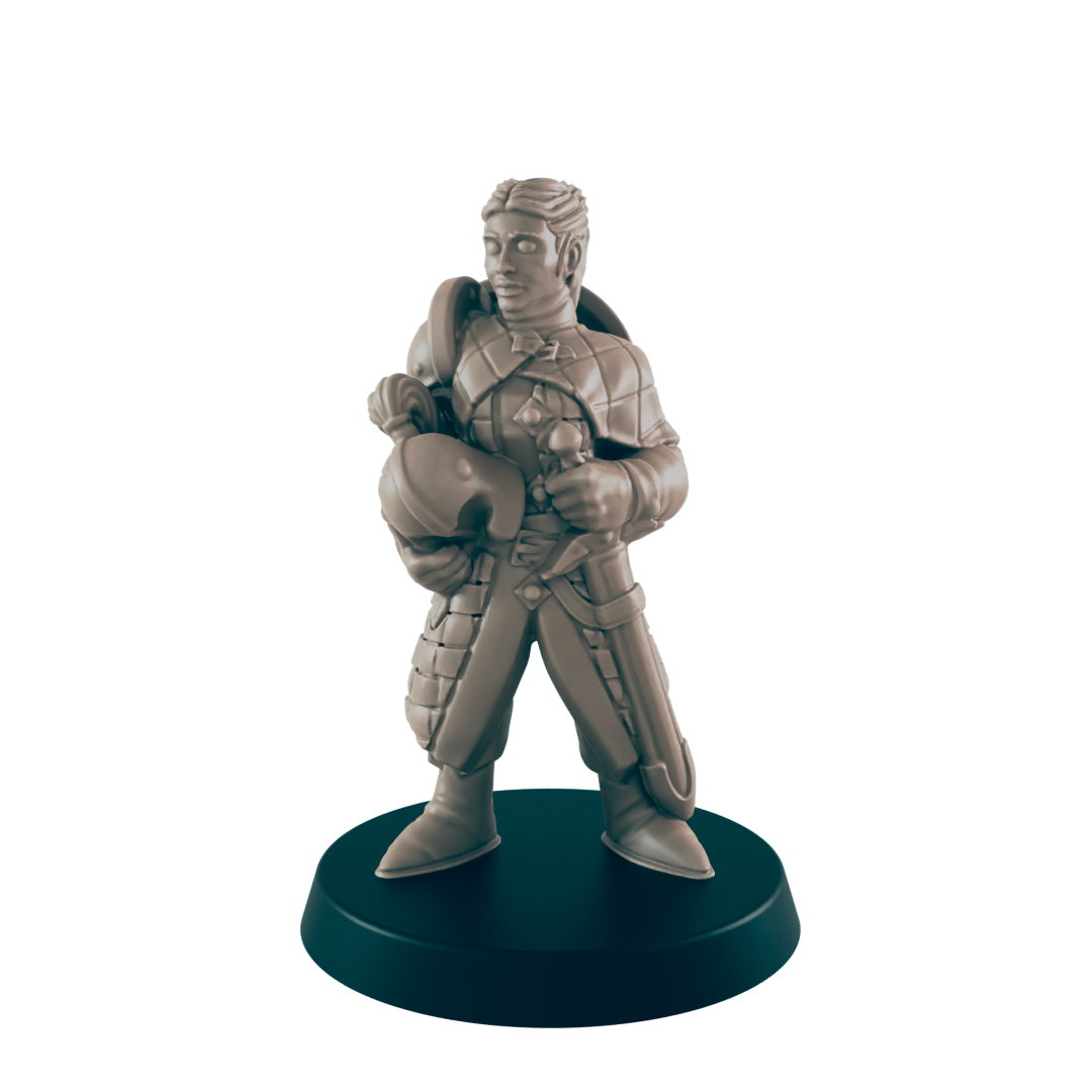 Town Guards - Everyday Folk - Minis - EC3D - - Dungeons & Dragons - RPG - Tabletop - EC3D - Miniature