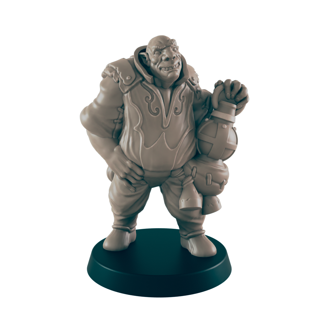 Troll Black Market Guide - Everyday Folk - Mini - EC3D - - Dungeons & Dragons - RPG - Tabletop - EC3D - Miniature