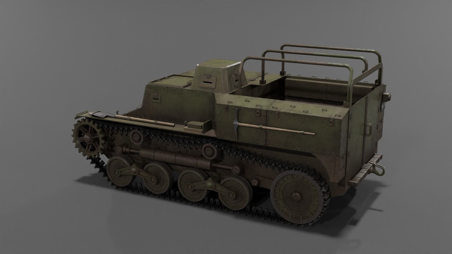 Type 98 So-Da Carrier - Japanese Army - 28mm Scale - wargame3d