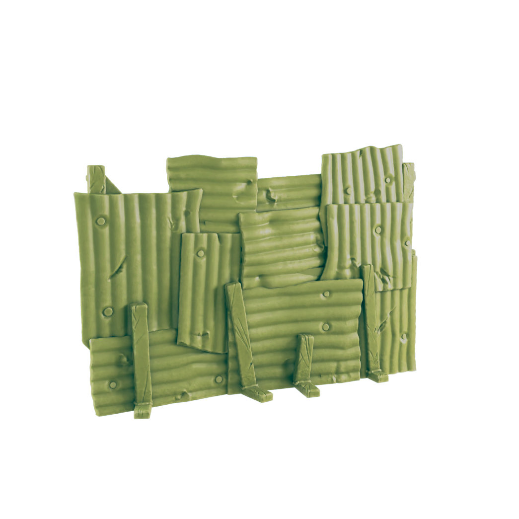 Scenic Scatter Set 4 - Beyond the Badlands - Scatter- EC3D - Cyber Punk - SciFi RPG