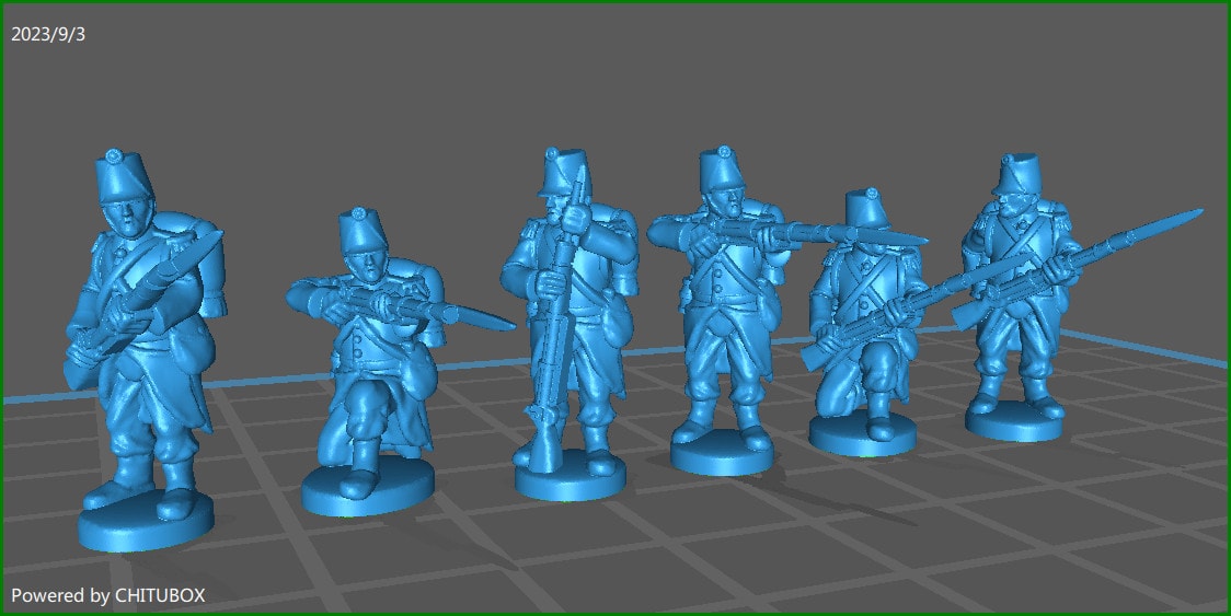 15mm Piedmontese Line inf elite coy 1848-61 skirmishing