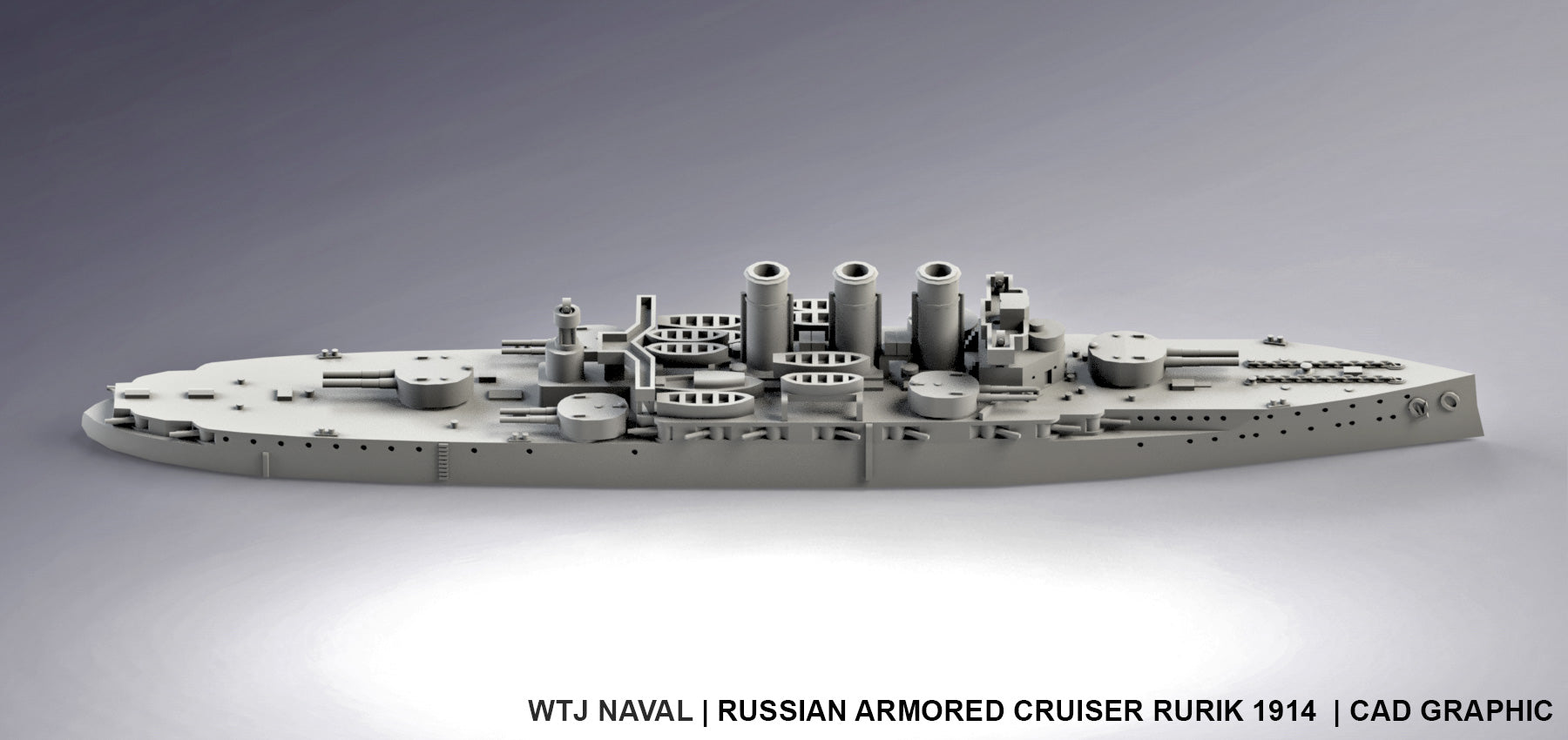 Rurik 1914 - Russian - Pre Dreadnought Era - Wargaming - Axis and Allies - Naval Miniature - Victory at Sea