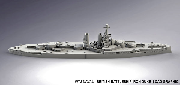 Iron Duke - UK Royal Navy - Pre Dreadnought Era - Wargaming - Axis and Allies - Naval Miniature - Victory at Sea