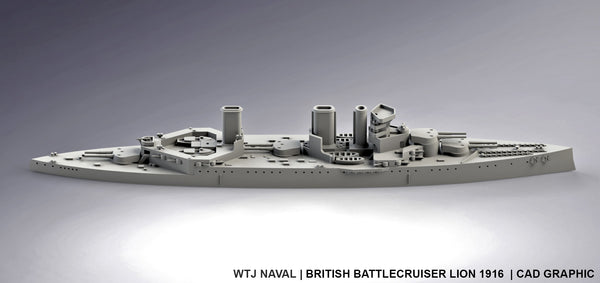 Lion 1916 - UK Royal Navy - Pre Dreadnought Era - Wargaming - Axis and Allies - Naval Miniature - Victory at Sea